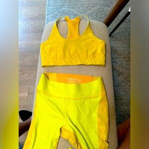 Outdoor voices workout set